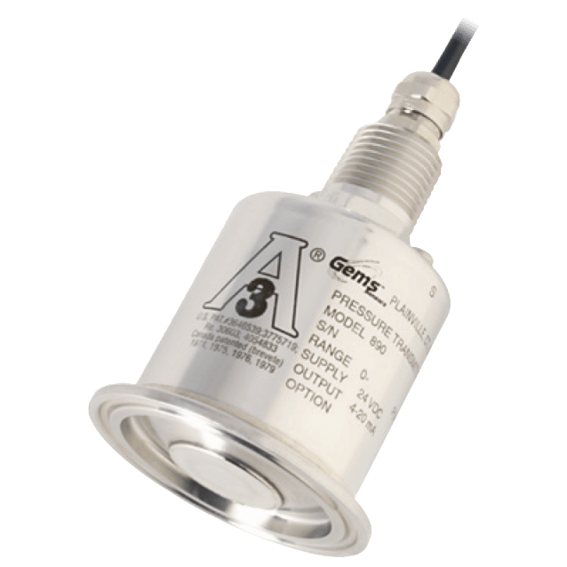 Gems Capacitance Pressure Transducer, 890 Series
